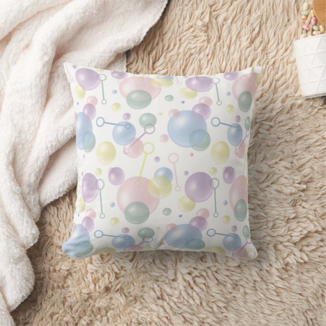 Coussin Joli Motif de bulle coloré (Couverture)