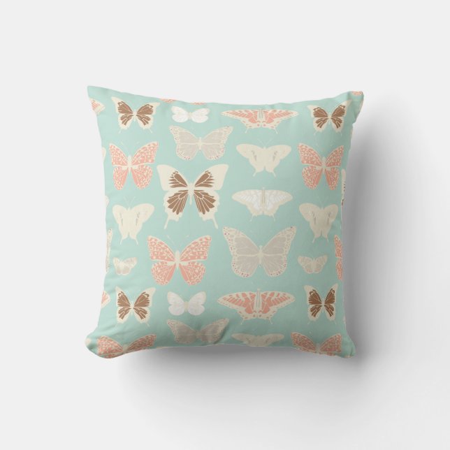 Coussin Joli Motif de papillons (Recto)