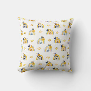Coussin Joli Motif Floral Rainbow Summer
