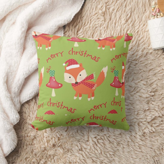 Coussin Joli Noël Père Noël Fox (Couverture)