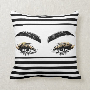 Coussin Joli Oeil Salon De Beauté Maquillage Eyelashes