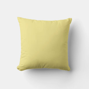 Coussin Joli Primrose Jaune Couleur Solide