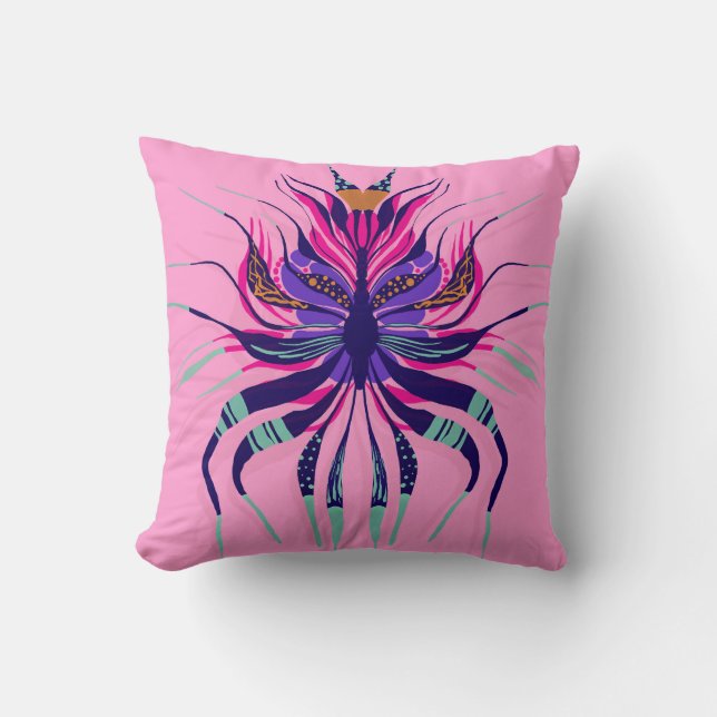 Coussin Joli Radioactif - Rose (Recto)