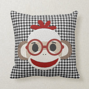 Coussin "Joli singe de choq" JETER UN OREILLÈRE