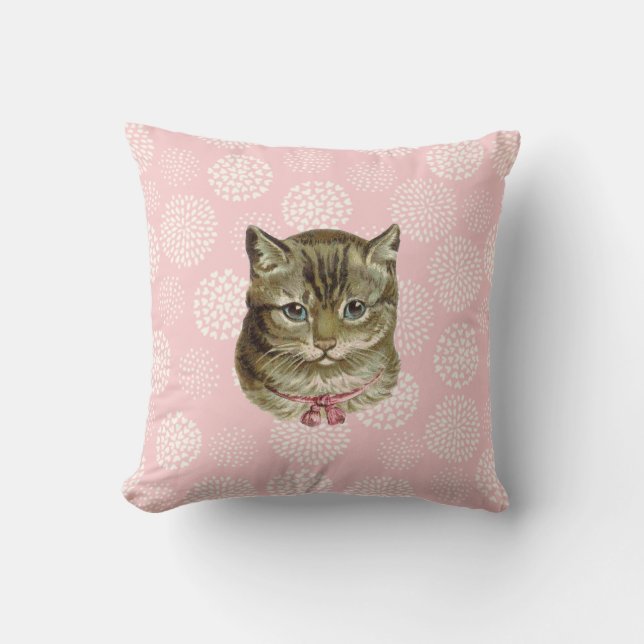 Coussin Joli style Kitty Vintage (Recto)