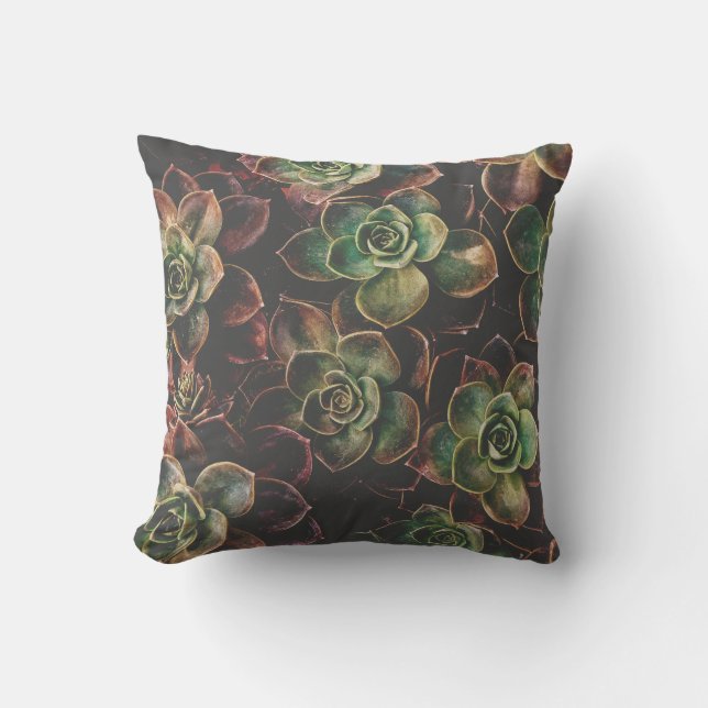 Coussin Joli #Succulent Plantes (Recto)