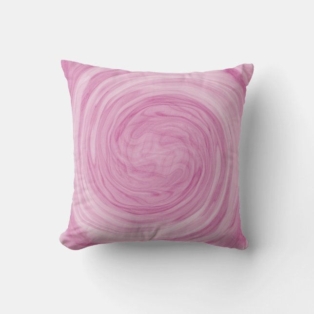 Coussin Joli Tourbillon Rose Pastel (Recto)