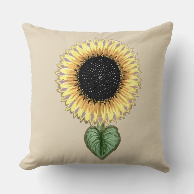 Coussin Joli Tournesol (Recto)