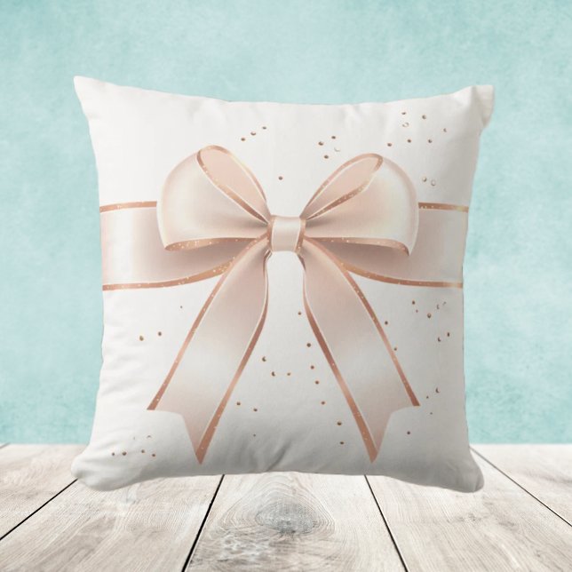 Coussin Jolie chambre d'enfant en arc rose pastel (Créateur téléchargé)