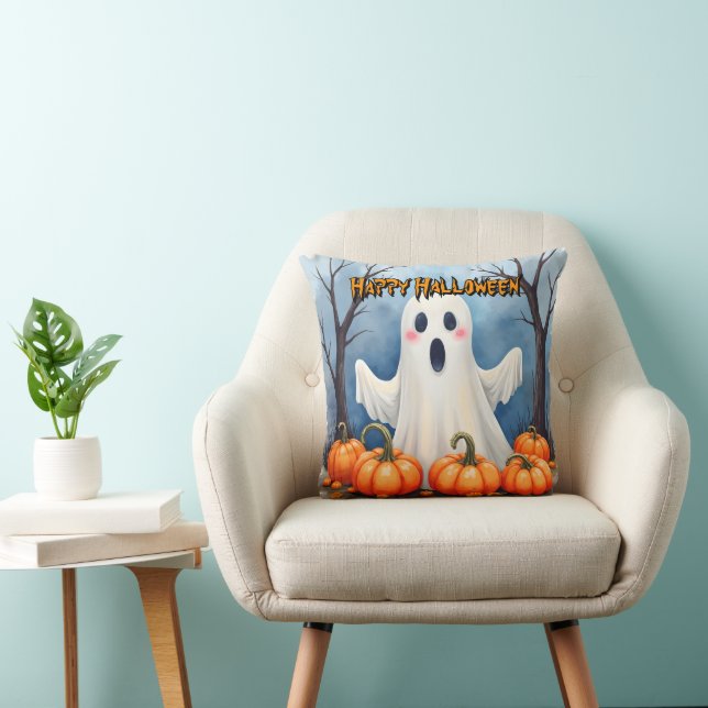 Coussin Jolie collection effrayante d'Halloween moderne (Chaise)