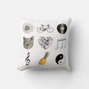 Coussin jolie décoration à thème girly-idée