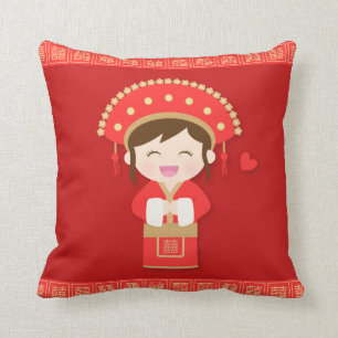 Coussin Jolie Décoration de Mariage de Mariée Traditionnel