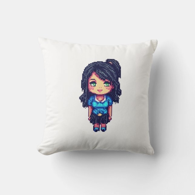 Coussin Jolie fille  (Recto)