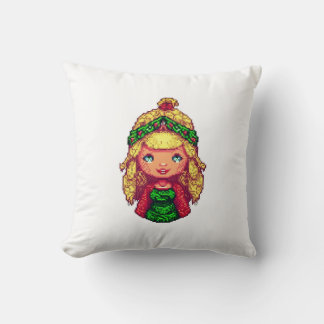 Coussin Jolie fille blonde