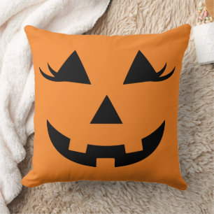 Coussin Jolie fille Citrouille Halloween Jack Jill O Lante