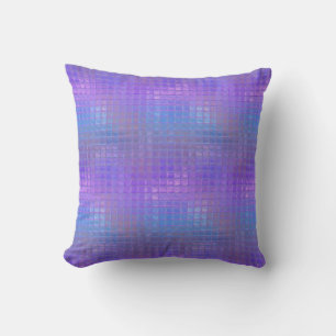 Coussin Jolie Fille Glamour Iridescente Violet Clair