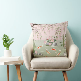 Coussin Jolie Fleur de Cerise Charme Floral