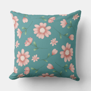 COUSSIN JOLIE FLEURS ROSES