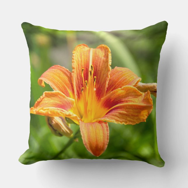 Coussin Jolie grande photo de fleur de Lys (Recto)