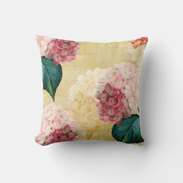 Coussin Jolie Hydrangea Floral (Recto)