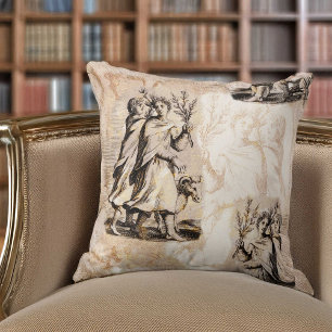 Coussin Jolie jeunesse romaine dans la procession du Festi