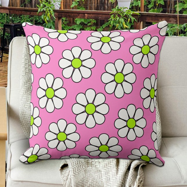 Coussin Jolie marguerite de dessin animé (Créateur téléchargé)