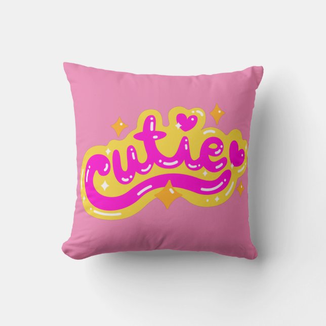 Coussin Jolie Mignonne Lumineuse (Recto)
