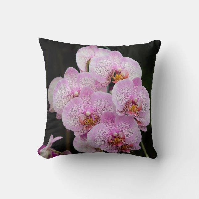 Coussin Jolie Orchidée rose (Recto)