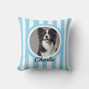 Coussin Jolie photo et nom de animal de compagnie personna