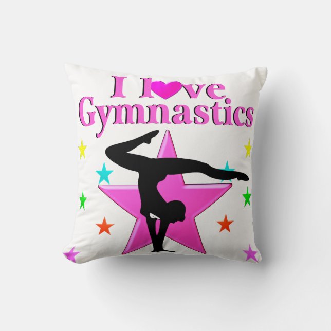 COUSSIN JOLIE ROSE J'ADORE LE DESIGN GYMNASTIQUE (Recto)