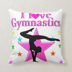 COUSSIN JOLIE ROSE J'ADORE LE DESIGN GYMNASTIQUE
