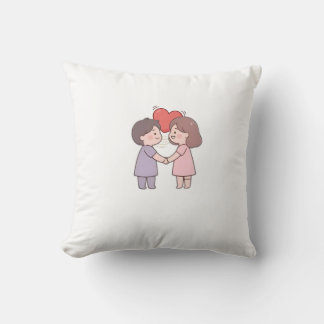 Coussin jolies filles