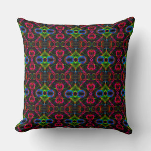 Coussin Jolies lignes abstraites colorées