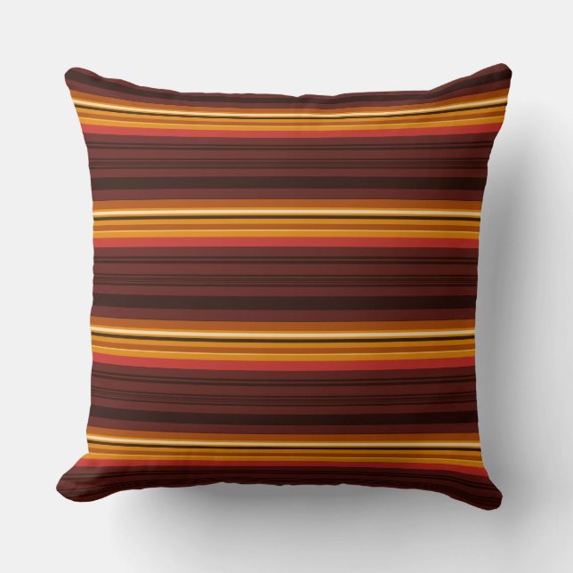 Coussin Jolies rayures vintage (Recto)
