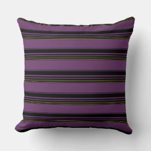 Coussin Jolies rayures violettes