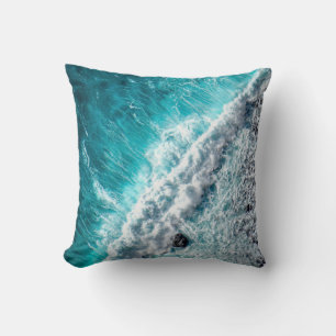 Coussin Jolies vagues de mer Meilleur cadeau pour les am