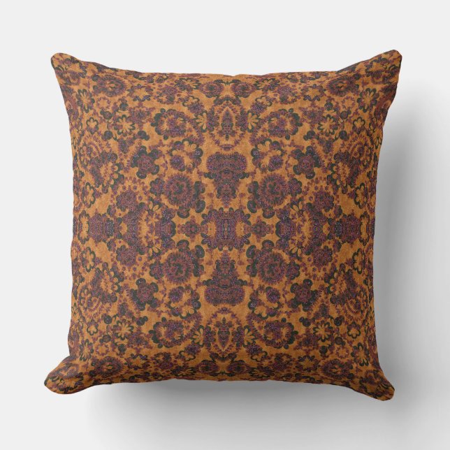 Coussin Jolis motifs cachemire vintage (Recto)