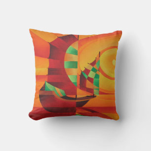 Coussin Joncs Cubistes Sur La Mer Rouge
