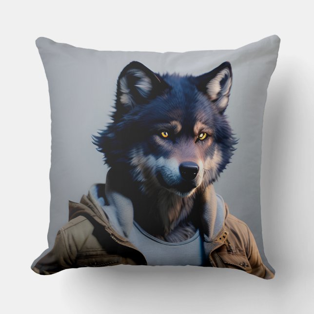 Coussin Joseph Le Loup (Recto)