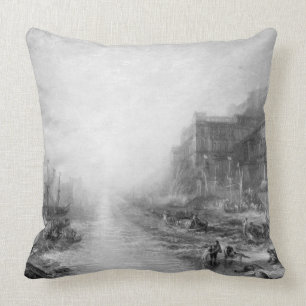 Coussin Joseph Mallord William Turner   l'embarquement de