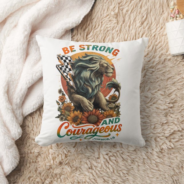 Coussin Joshua 1:9 (Couverture)