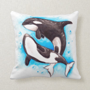 Coussin jouer à l'orque
