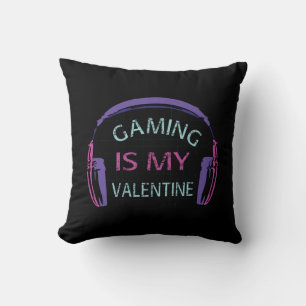 Coussin Jouer est ma Saint Valentin
