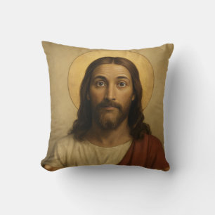 Coussin Jouer Pillow Jesus drôle