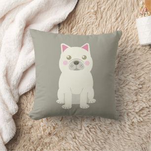 Coussin Joues mignonnes Bouledogue français
