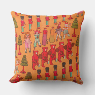 Coussin Jouet de Noël Enfants Vintages Jouer
