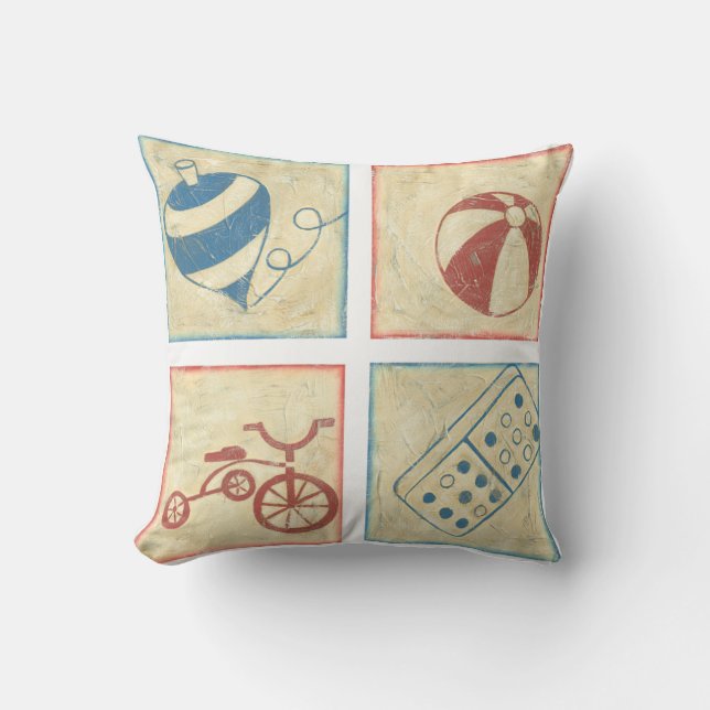 Coussin Jouets pour enfants de Chariklia Zarris (Recto)