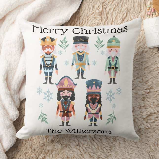 Coussin Jouets Soldats Casse-Noisettes de Noël (Couverture)