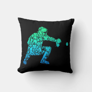 Coussin Joueur de baseball Joueur Jeunes Hommes Enfants Ga
