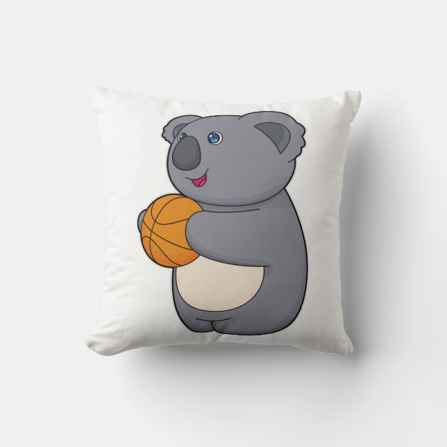 Coussin Joueur de basket-ball de Koala (Recto)